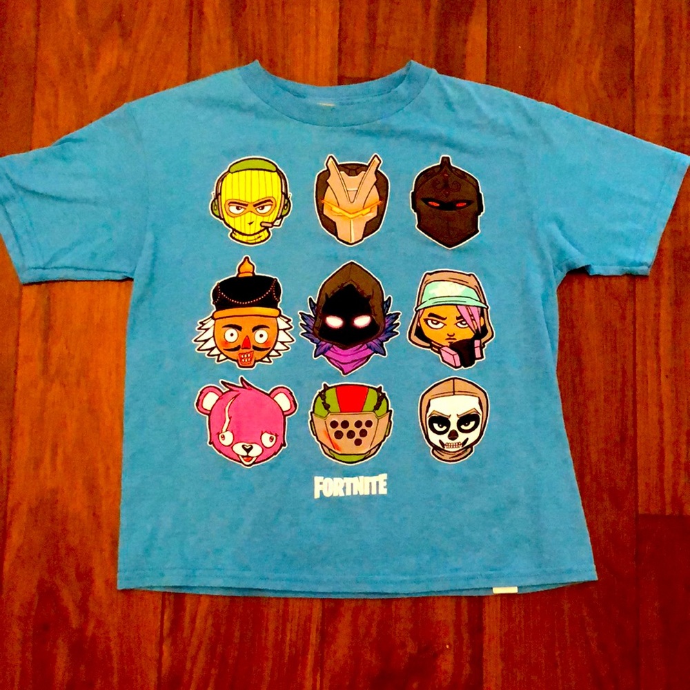 Boys Fortnite Grid Tee